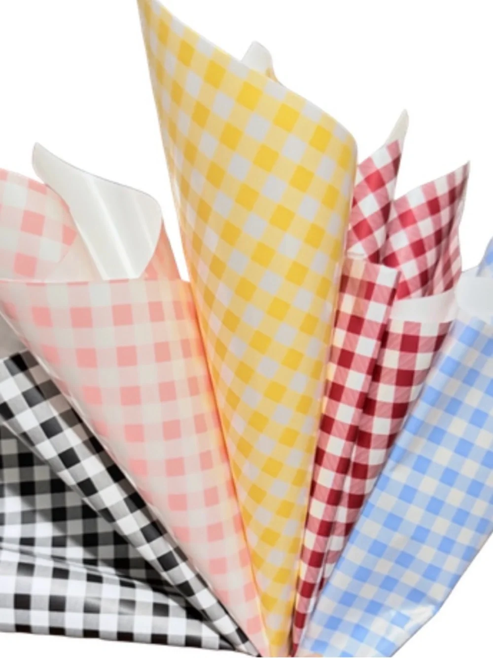 Wrapping Paper 25 Sheets 5 Each Color Waterproof 22x22 Bouquet Set